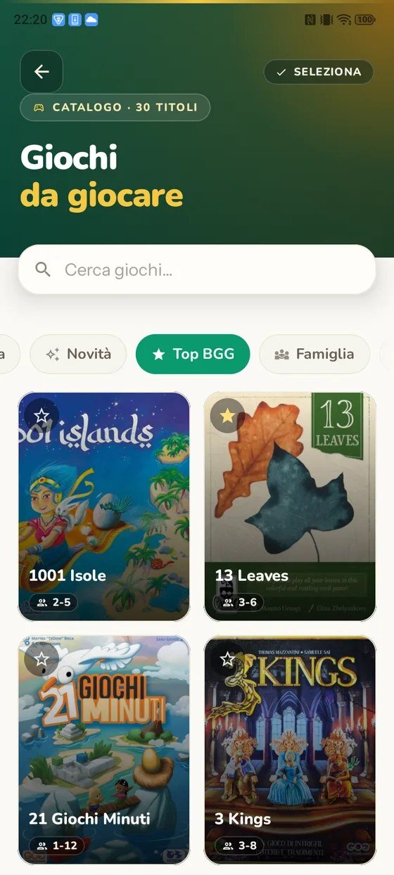 Il catalogo dei giochi: fra le copertine, «13 Leaves» ha la stella dorata perché è già nei desideri