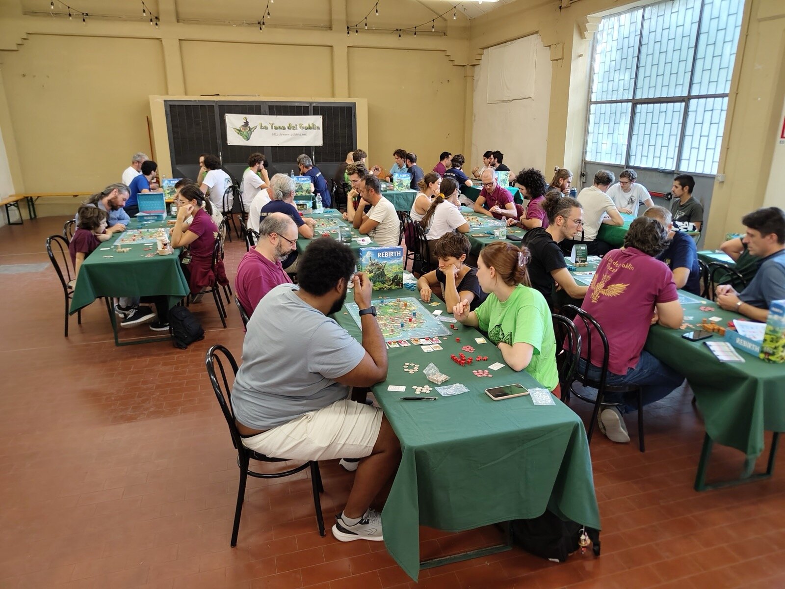 La sala del Forte Marghera piena di tavoli durante gli Italian Masters 2026