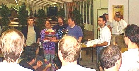 Premiazione del team The Uninspired all'Europe Masters 2000